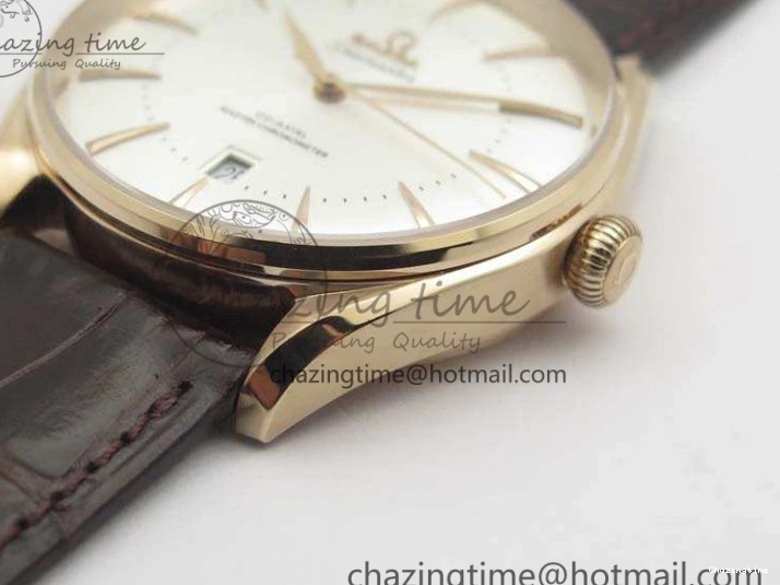 1219 Seamaster Edizione Venezia RG Best Edition White Dial On Leather Strap A Timeless 8127